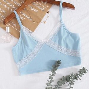 NEW shein lace trim cami